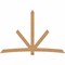 Ekena Millwork Alberta Timber Gable Bracket, Western Red Cedar, 108"W x 72"H x 3 1/2"D x 5 1/2"F, 16/12 Pitch GBW108X72X0406ALB00SWR - alternate 1